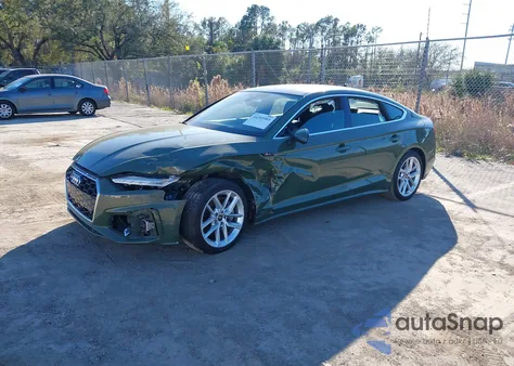 2024 Audi A5 Sportback Premium Plus 45 Tfsi Quattro S Tronic from USA, damaged, VIN WAUFACF55RA098314